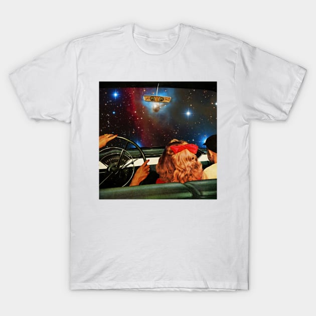 Cat driver T-Shirt by CollageSoul